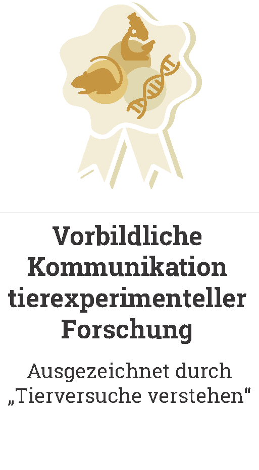 Die Initiative Transparente Tierversuche hat der Universität Münster das Qualitätssiegel für Best Practice Beispiele in der Tierversuchs-Kommunikation verliehen.