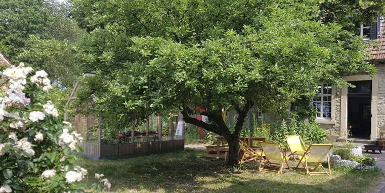 Treffpunkt im Garten