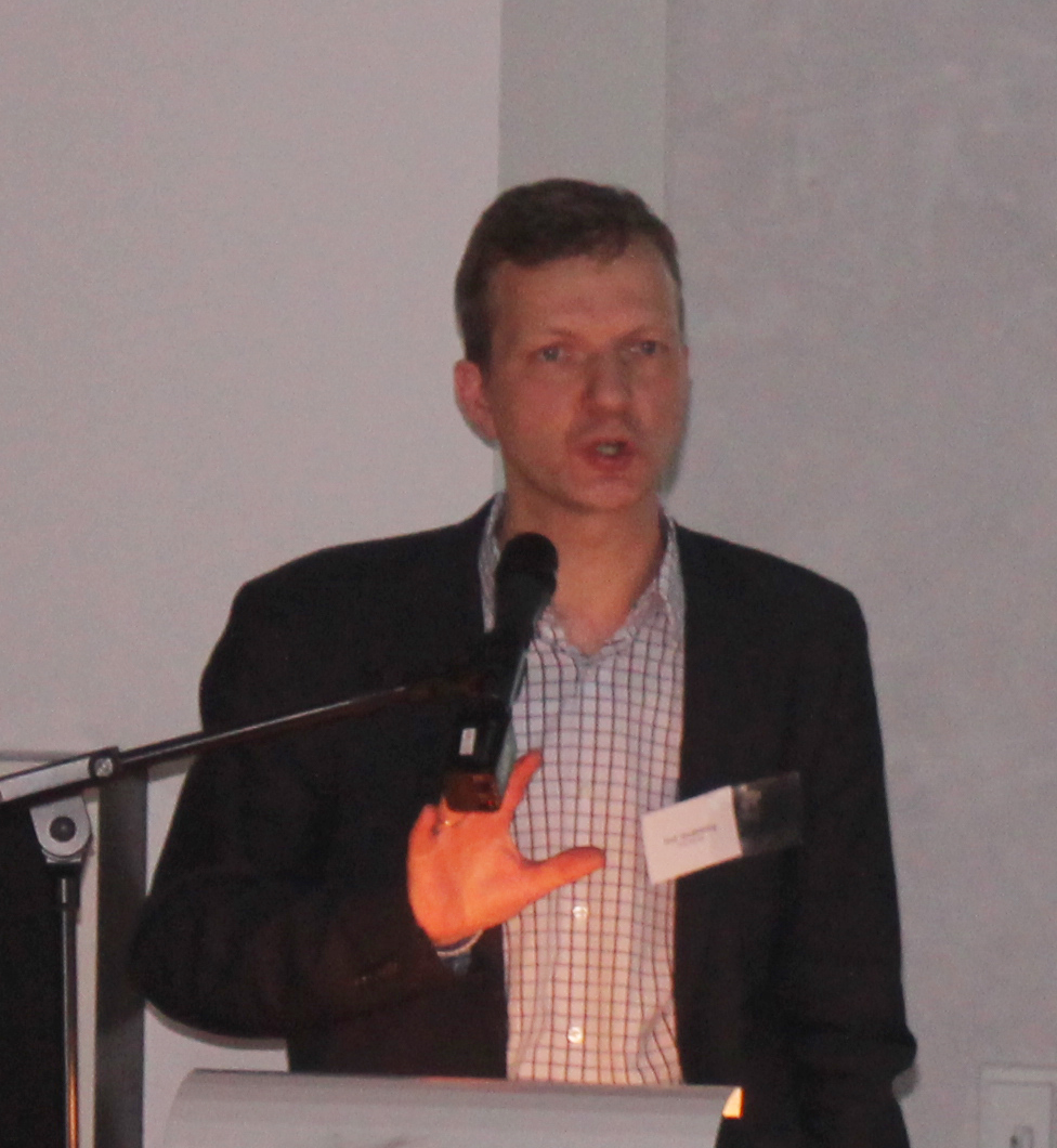 Thomas Großbölting bei der Eröffnung der Tagung "Gedachte Stadt - Gebaute Stadt" 2013